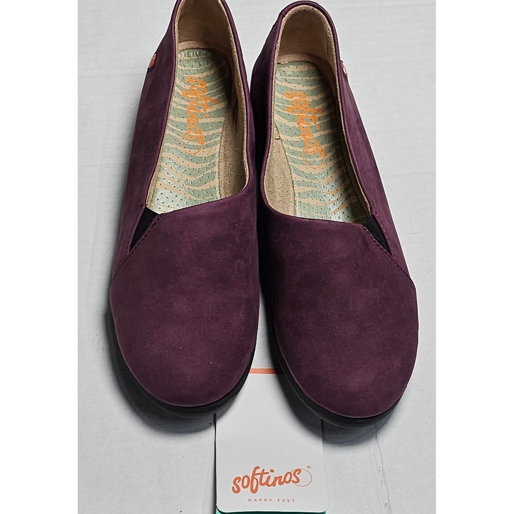 Softinos NOBUCKLEA Purple Slip On Loafers Flats‎ Shoes Women's Size 36/US 6